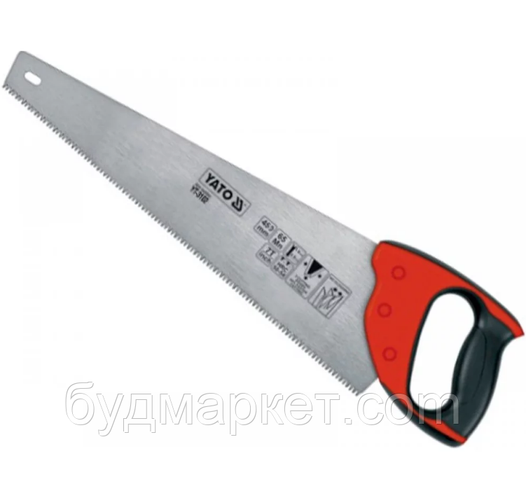 Ножівка по дереву YATO: L = 400 мм, W = 0,9 мм, 50-54 HRC YT-3101