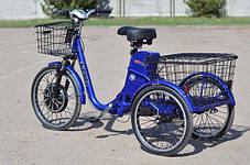 Электроскутер трехколесный Skybike трицикл (350W-36V) Blue, фото 3