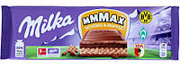 Молочный шоколад Milka MAX Champiolade с шоколадной начинкой и вафлями, 300 г