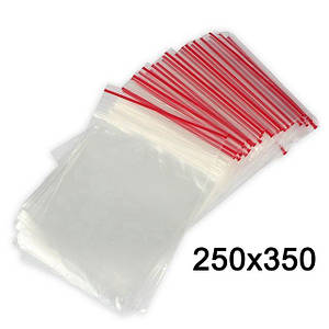 Зип пакети (zip lock) 250х350 100 шт.
