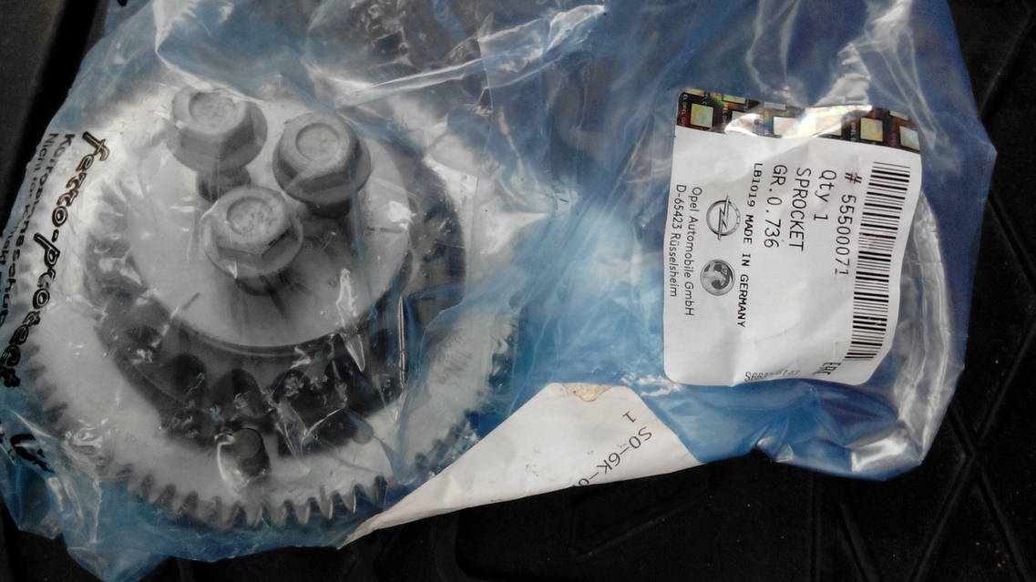 Шестерня коленвала (цепи ГРМ) GM 55493438 для турбодизельных