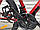 Велосипед алюмінієвий гірський TopRider-680 26" червоний + крила в подарунок, фото 7