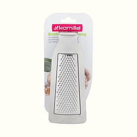 Терка Kamille міні з ручкою з нержавіючої сталі KM-7211