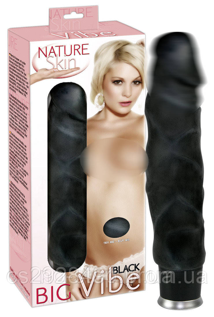 Вібратор - Nature Skin Big Vibe Black