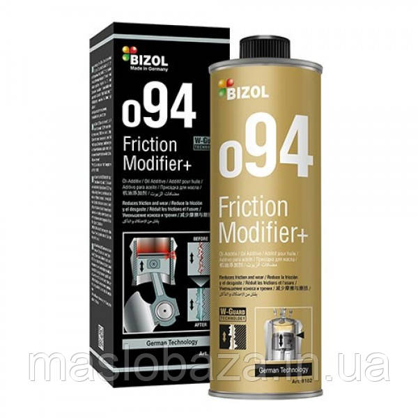 Протизносні присадки в моторне масло - BIZOL Friction Modifier + o94 0,25 л