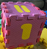 Пазл "Весела математика", EVA, набір 16шт., 0,27 м2, 13х13 см, щільність 80-100 кг/м3 TERMOIZOL®, фото 4