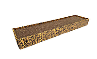 Когтеточка для котов гофрированный картон (леопард) 48×12×5 см, Croci Animalier