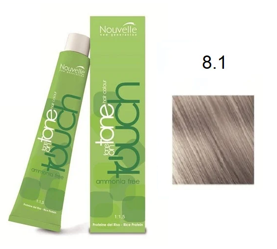 Крем-фарба для волосся Nouvelle Touch 8.1 Світло-димчастий 60 мл