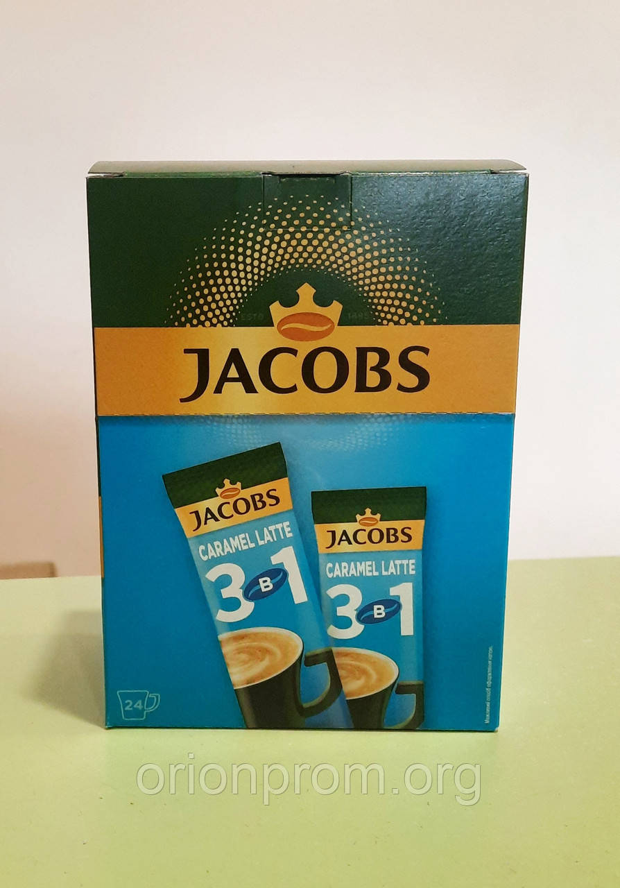 Кавовий напій Jacobs Caramel Latte 24 стіки