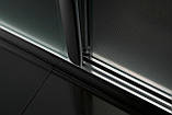 Двері в нішу 120*195 см, розсувна, профіль хром, скло прозоре 5 мм, фото 4
