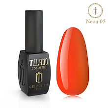 Гель лак  milano NEON № 05, 8 мл