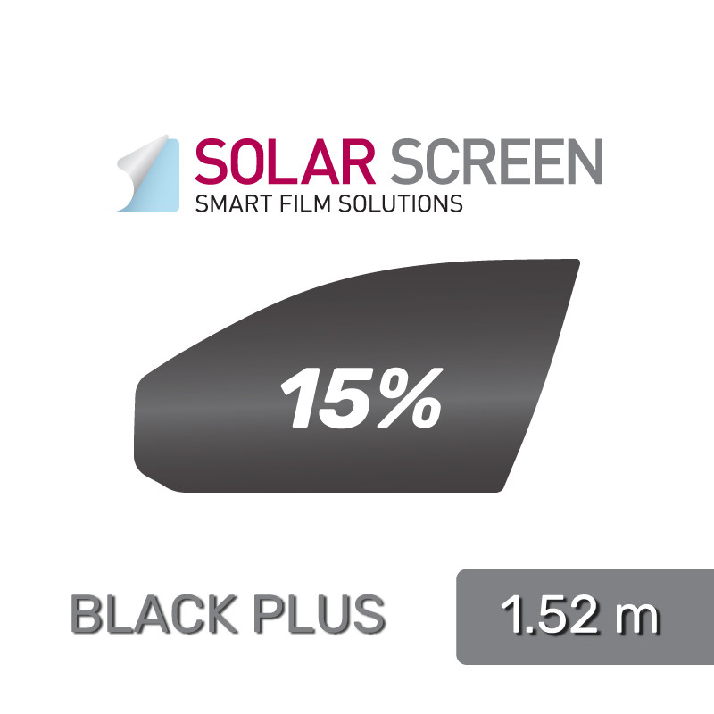 Solar screen IR CARBON/BLACK PLUS 85 C, пропускання 15% — 1.524 m