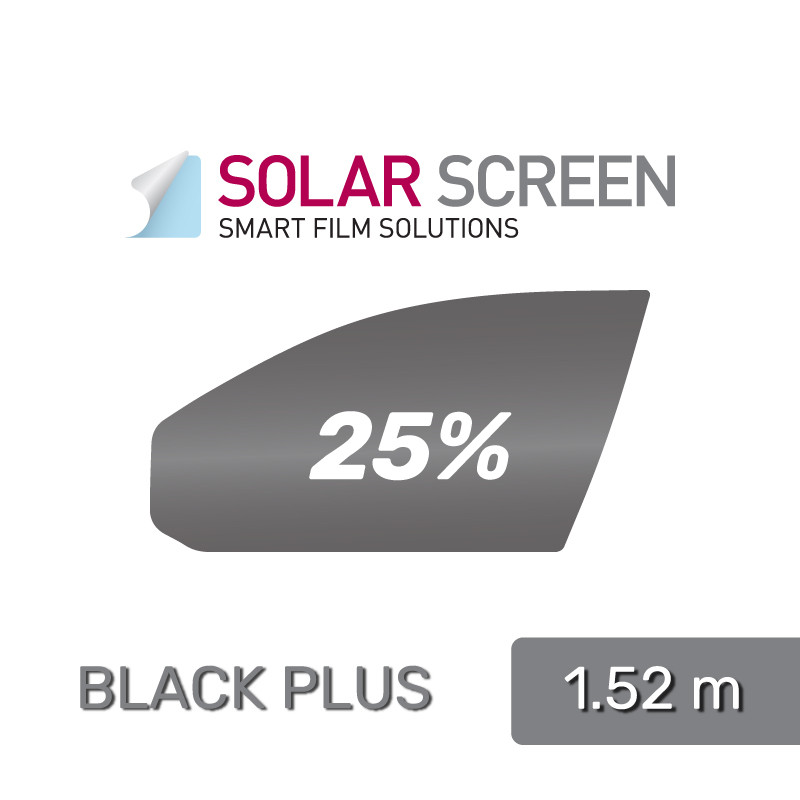 Solar screen IR CARBON/BLACK PLUS 75 C, пропускання 25% — 1.524 m