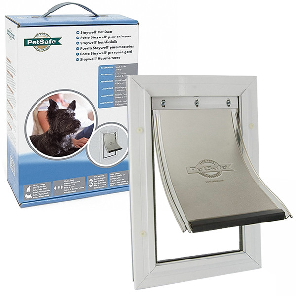 Дверцята для котів та собак малих порід, посилена конструкція PetSafe Staywell Aluminium Small (600ML), фото 1