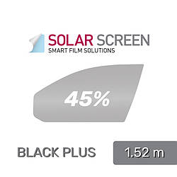 Solar screen IR CARBON/BLACK PLUS 55 C, пропускання 45% — 1.524 m