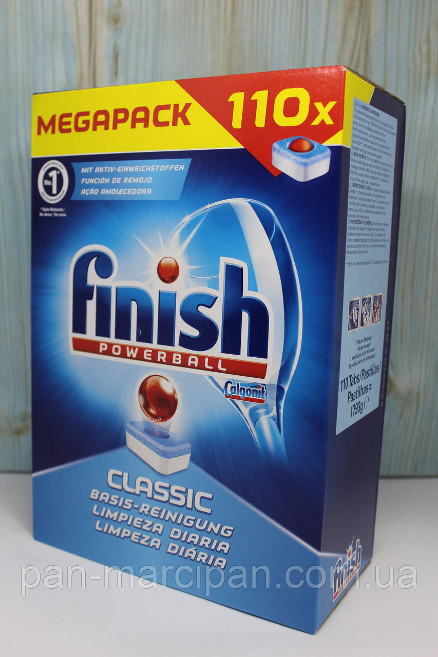 Посудомийні таблетки Finish Powerball Classic 110шт: продажа, цена в ...
