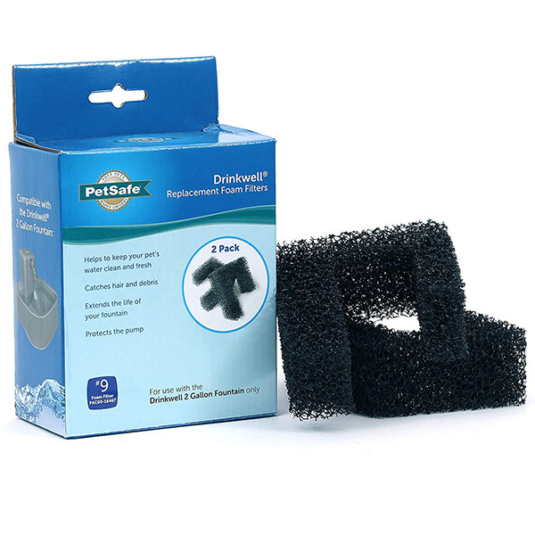 Змінний губчастий фільтр для фонтану 7,5л PetSafe Drinkwell Replacement Foam Filter.