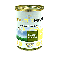 Влажный корм для собак HEALTHY Meat паштет с кроликом и рисом 0.400 г за 6 шт
