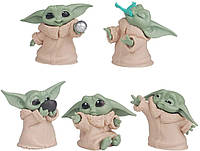 Набор Игровых Фигурок Малыш Йода Sanix из сериала Звездные войны: Мандалорец Baby Yoda 5 шт (ASW1100198)