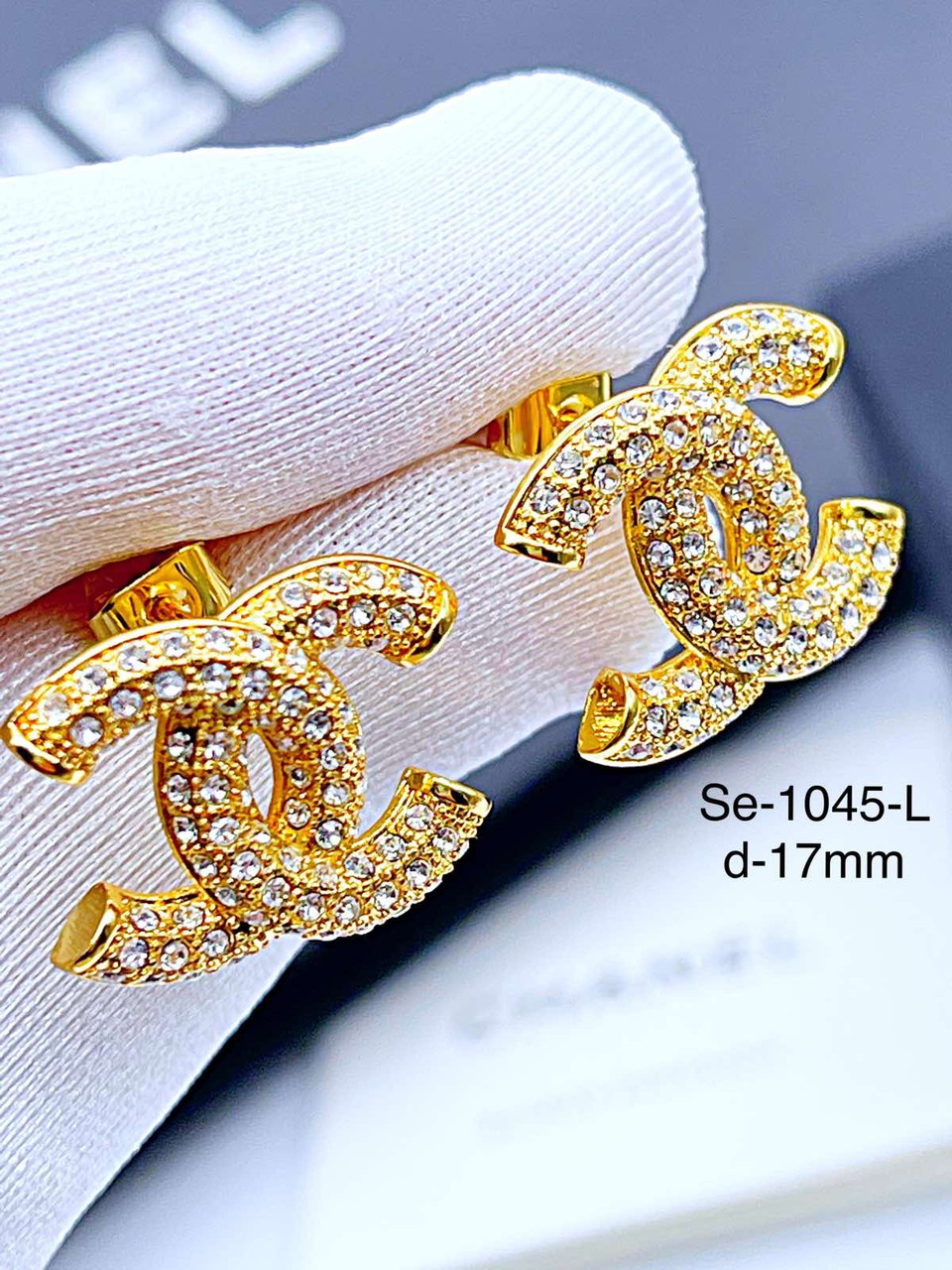 Сережки Stainlees Steel (14-K)