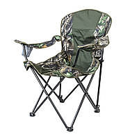 Кресло складное для пикника и рыбалки Vitan (Витан) Директор Лайт d19 мм Дубок+зел меланж (2110134)