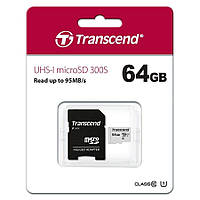 Карта памяти Transcend microSDHC 64GB Class 10