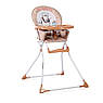 Дитячий стільчик для годування Lorelli COOKIE Beige penguin бежевий, фото 2