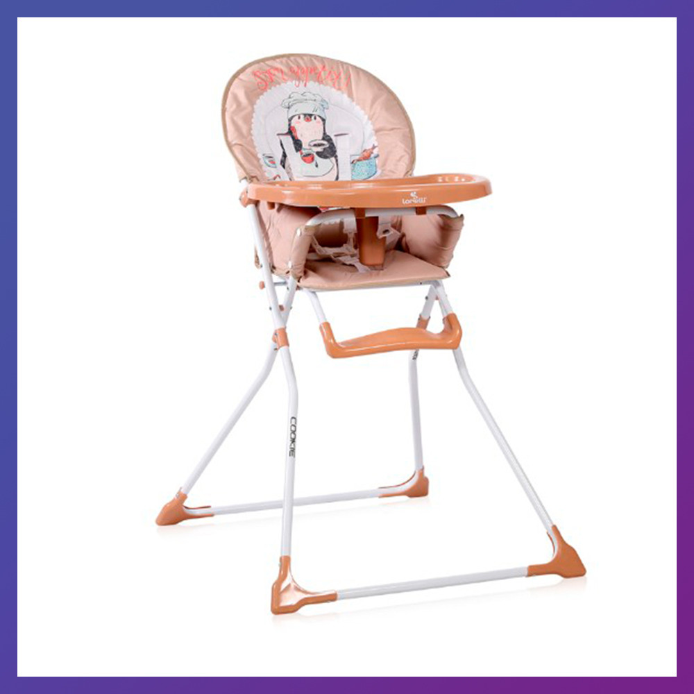 Дитячий стільчик для годування Lorelli COOKIE Beige penguin бежевий, фото 1