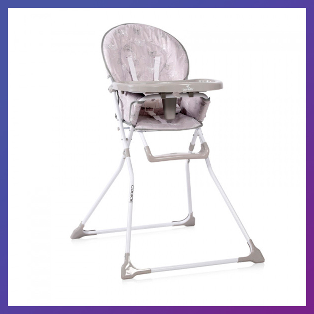 Дитячий стільчик для годування Lorelli COOKIE Grey dandelions сірий, фото 1