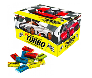 Жувальна гумка TURBO 100 шт Тутті-фрутті