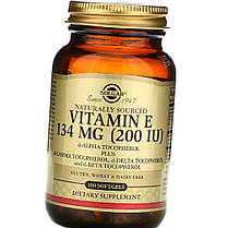 Вітамін Е 200 Solgar Vitamin E 134 mg (200 IU) 100 гел капс, фото 3