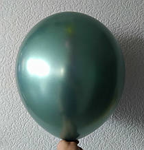 Латексна кулька хром смарагдовий 12" 30см Китай