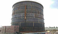 Резервуар вертикальный стальной РВС-2000 м3 м.куб для воды с монтажом, изготовление емкостей и резервуаров