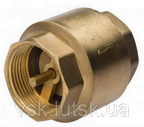 Клапан зворотній муфт. Ду 40 (латуний золотник)
