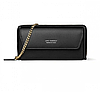 Жіночий гаманець Wallerry 5509 (Колір-чорний) / Місткий Чорний жіночий клатч, фото 2