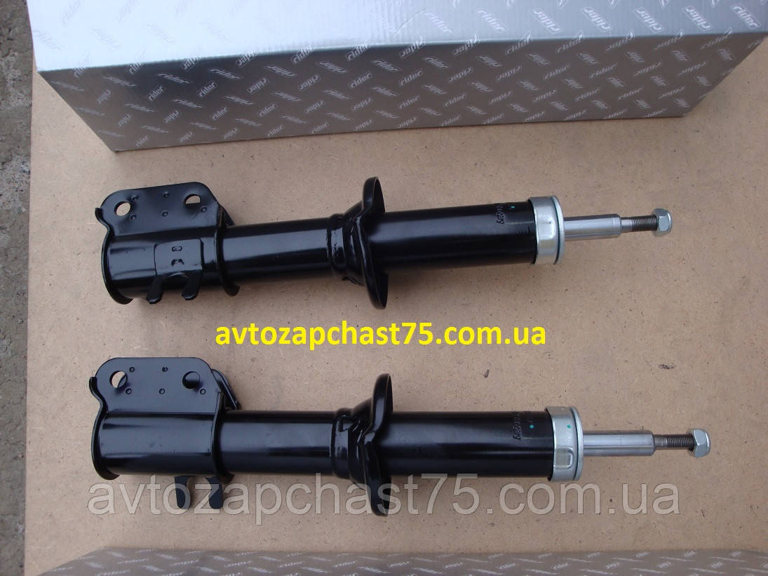 Стійки Daewoo matiz, амортизатори передні Деу Матиз, олійні, комплект 2 штуки (виробник Rider, Угорщина), фото 1
