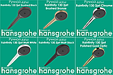 Ручний душ hansgrohe Rainfinity 1jet Matt White білий матовий (26866700), фото 9
