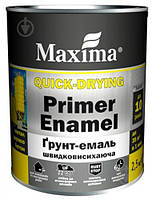 Грунт-эмаль быстросохнущая Primer Enamel ТМ Maxima графит 2,5кг