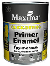Ґрунт-емаль швидковисихна Primer Enamel ТМ Maxima графіт 2,5кг