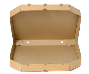 Коробка для піци крафт, 350х350х35 мм, упаковка 25 шт