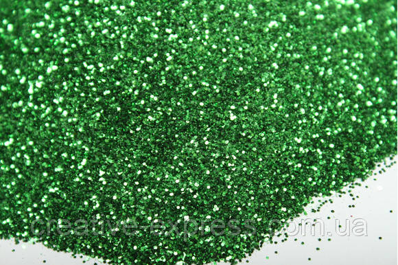 Декоративна присипка ДП4 блискітки зелений