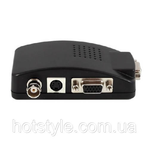 BNC, S-Video - VGA монітор, відео конвертер