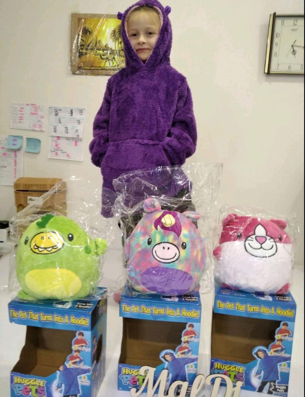 Іграшка трансформер 3 в 1 Huggle Pets Hoodie іграшка подушка худі толстовка дитячий