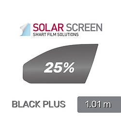 Solar screen IR CARBON/BLACK PLUS 75 C, пропускання 25% — 101 cm