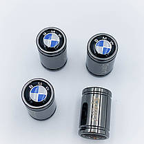 Захисні ковпачки на ніпеля Sport BMW (БМВ) 4 шт Чорні, фото 3