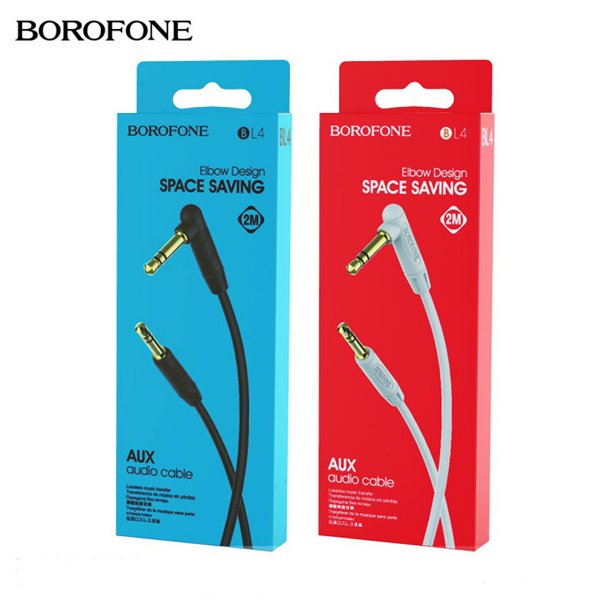 Кабель AUX Borofone BL4 3.5*3.5mm jack audio cable 2m