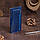 Гаманець унісекс вертикальний зі шкіри алькор на кнопках SHVIGEL 16174 Синій, фото 9
