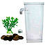 Акваріум міні з системою самоочищення з LED підсвічуванням 2 л My Fun Fish акваріумний набір, фото 3