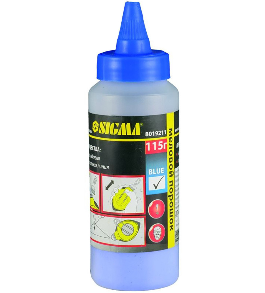 Крейда трасувальна Sigma 8019211 115гр синя Акв 0432