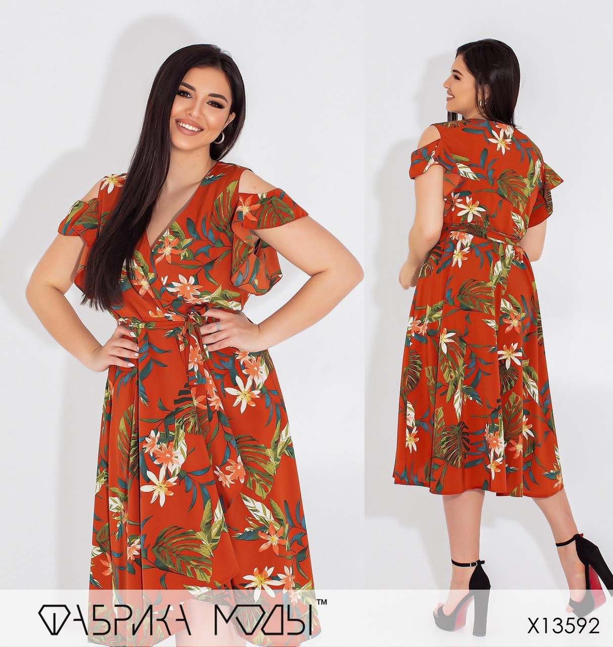 Легке плаття на запах, фото 1